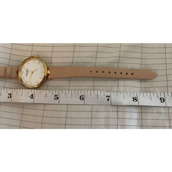 Kate Spade Metro Mother-of-Pearl Analog Leather-Strap Watch - Picture 8 of 9